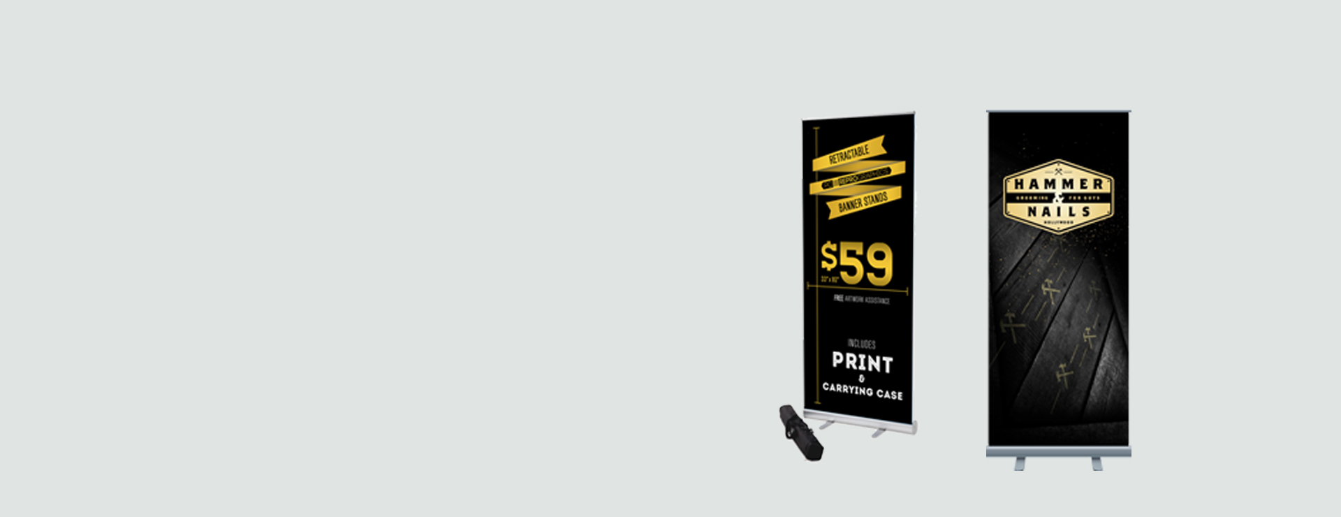 $89 Banner Stands
